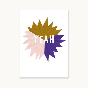CARTE POSTALE « YEAH couleur »