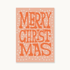 CARTOLINA "Buon Natale / rosso"