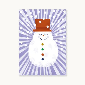 CARTE POSTALE « Bonne neige »