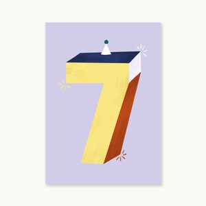 CARTÃO POSTAL "Aniversário #7"
