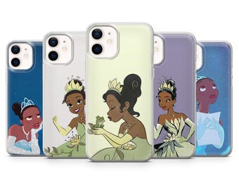 Princess Frog-telefoonhoesje Tiana Naveen Disney-hoesje voor iPhone, Samsung, Pixel, Huawei en anderen (stuur ons een bericht)