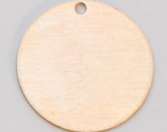 Cerchio In Ottone Con Foro 1/2" Cal.24 Confezione Da 6
