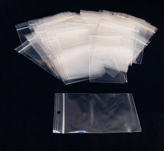 Self Locking 4x6 Inch 2mil Plastic Storage Bags 100 Qty | Etsy