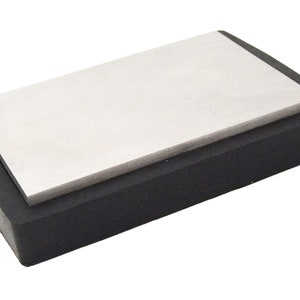 Large 6 by 4 Inch Rubber And Steel Bench Block