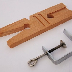 Multipurpose Bench Pin V-Slot With Ring Cutting Jig And Clamp SALE