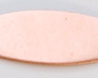 Grezzi In Rame Di Collegamento Ovale Con Anelli 1 x 5/16" Cal 24 Confezione Da 6