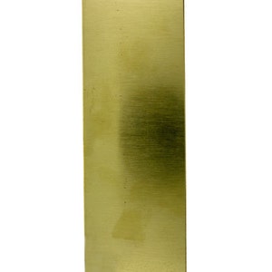 Brass Sheet 24 gauge 6 x 2 inch .51mm Thick New lower Price