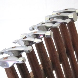 8 Pc Jewelers Forming Texturing Hammers Inc. Hammer W Nylon Tips-Stand  SALE
