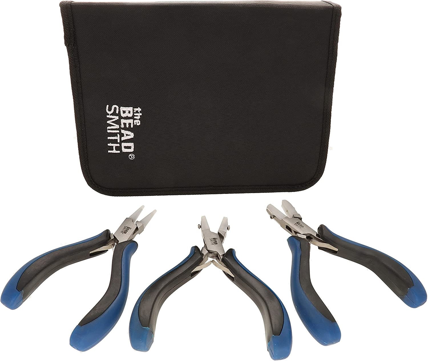 Three Piece Nylon Jaw Plier Set In Carrying Case By Beadsmith