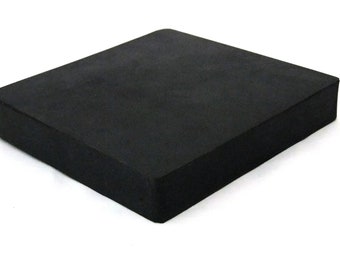 Bloque de banco de goma de 6 x 6 x 1 pulgada (VENTA)