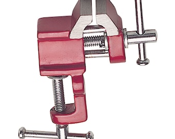 Clamp On Mini Crafters Vise Cast Iron 1 Inch Jaw