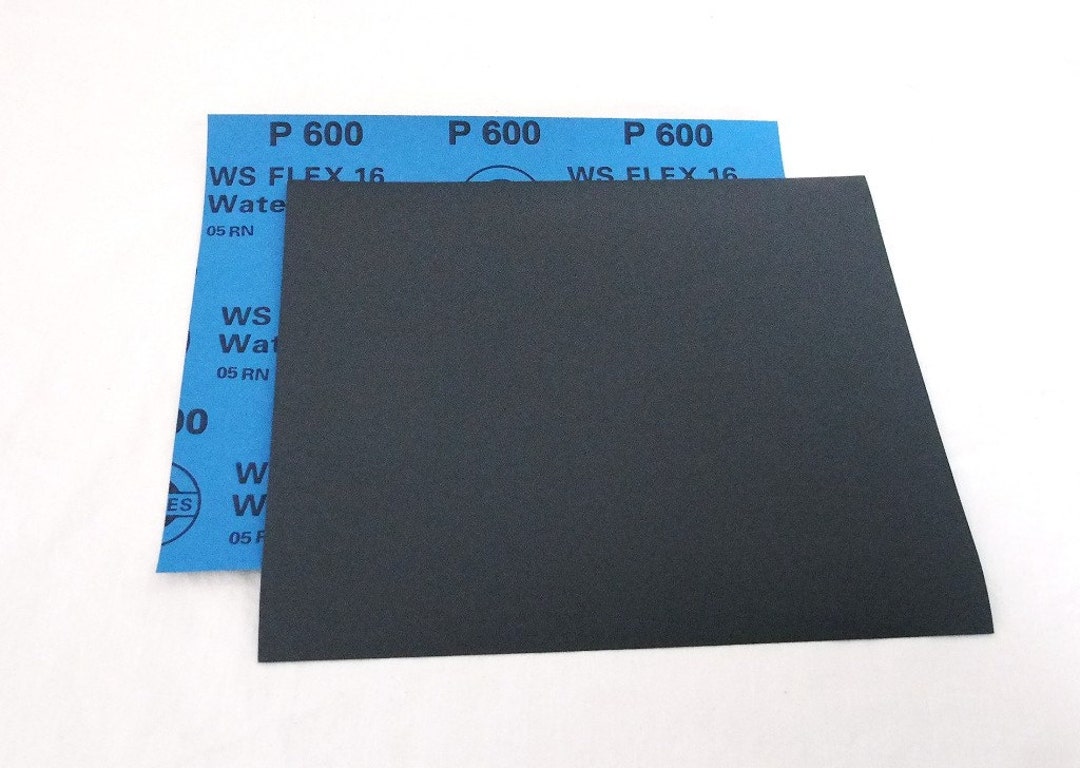 Papier abrasif sec/humide grain 600 9 x 11 po. Paquet de 10 -  France