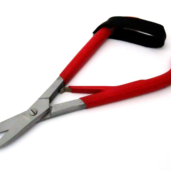 7 Inch Crafters/Jewelers Metal Shears Straight With Strap