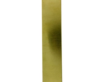 Brass Sheet  24 gauge 6 x 1 inch .51mm Thick  New Lower Price