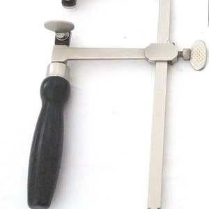 Adjustable Frame Jewelers Or Crafters Saw Black Handle
