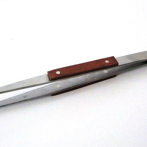 Jumbo Fiber Grip Soldering Tweezers  8 Inch