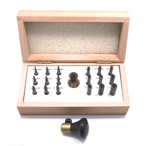 Premium Jewelers 18 Round Bezel Punch Set Stone Setting Ring Setting Jeweler Tool  SALE