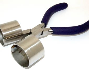 Double Cylinder Bracelet Bending Pliers 1 3/8 & 1 5/8 Inch