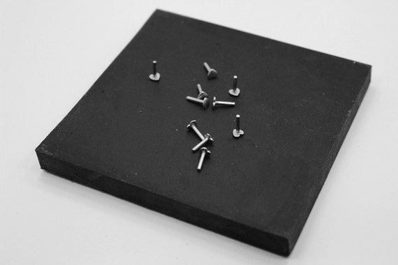 Rivet Setting Mat Rubber Bench Block Etsy
