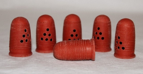 Finger Cots Rubber Size Medium Package of 6