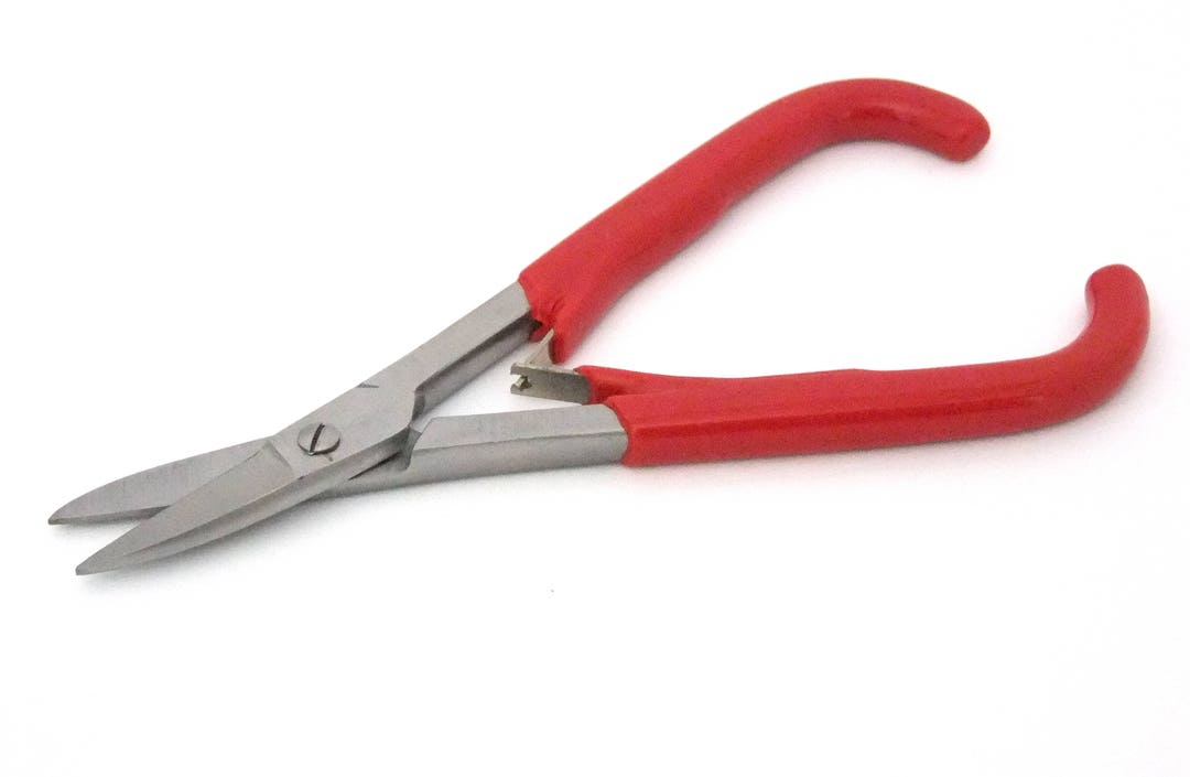 7 Inch Crafters/jewelers Metal Shears Straight With Return Etsy