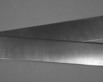 Nikkelzilveren blad/armbandvorm 26ga 6" x 1", 41 mm dik, pak van 2