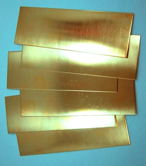 Nickel Silver Sheet Bracelet Blanks 24ga 6/" x 1/" .51mm Thick Pkg Of 6