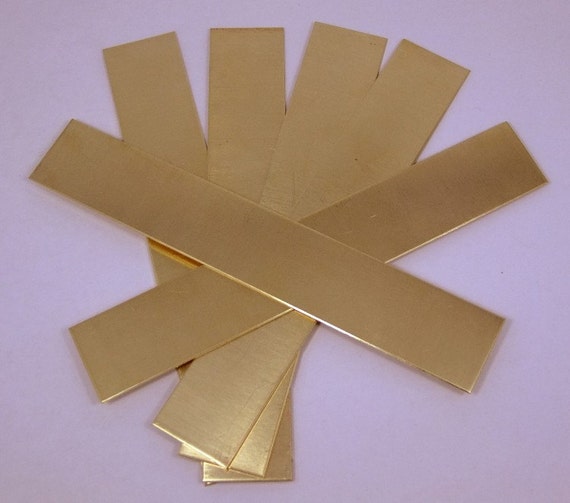 Bracelet Cuff Blanks 6 x 0.5/" 22ga Package Of 6 Raw Brass Sheet