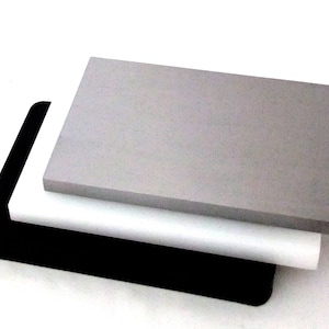 3 Pack 6 by 4 Inch Steel, Nylon, And Rubber Bench Blocks