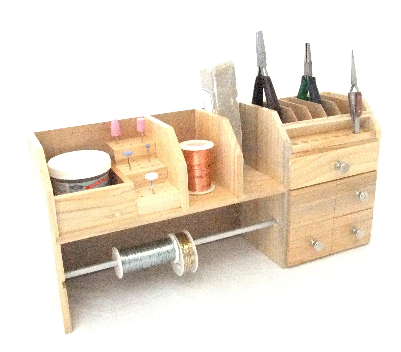 Bench Top Organizer and Stand for Tools and Wire Etsy