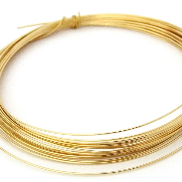 Dead Soft 18 GA Brass Crafters and Jewelry Makers Wire 25 Feet