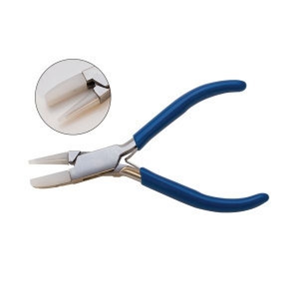 Round-Flat Nose Nylon Jaw Pliers By Eurotool