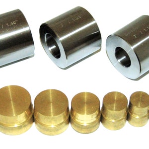 3 Piece Swedish Wrap Die Set With 6 Double Ended Push Rods  SALE