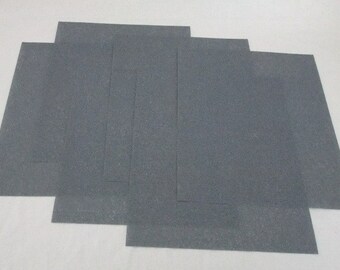 6 Sheets 3M Wet Or Dry Polishing Paper Grey 600 Grit 8.5 by 11 Inches
