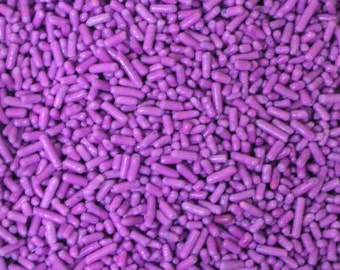 Sprinkles, Jimmies Color Purple  8 oz. Best Prices on Etsy, Baking Supply, Cookie topping, Sprinkle Jimmies 1/2 LB