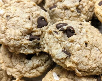 Chocolate Chip Coconut Cookies 24 Cookies Baked Fresh to your door