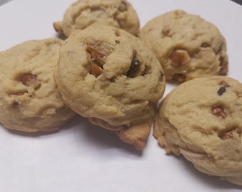 Pecan Caramel  Cookies 24 Cookies Baked Fresh to your door