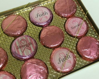 Breast Cancer Awareness Chocolate coated oreo gift set 12 pieces Fundraiser