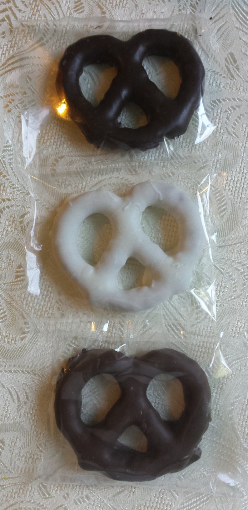 Bulk Milk Chocolate Pretzels 3 inch Individually Wrapped 50 Etsy