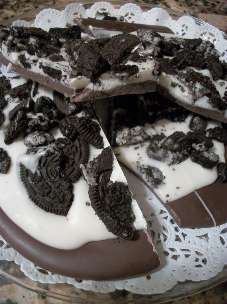 Chocolate Cookies and Cream Bark 1 LB Made to Order Perfect Etsy