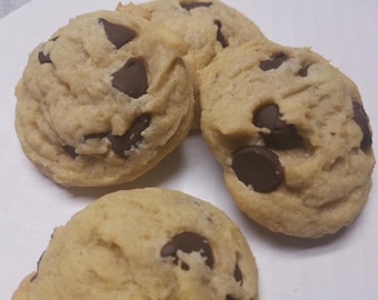 Dark Chocolate Chip Cookies 24 Cookies Baked Fresh to your door