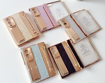 Custodia protettiva con cerniera magnetica per Samsung Z Fold 8 / Cover sottile con supporto e protezione dello schermo