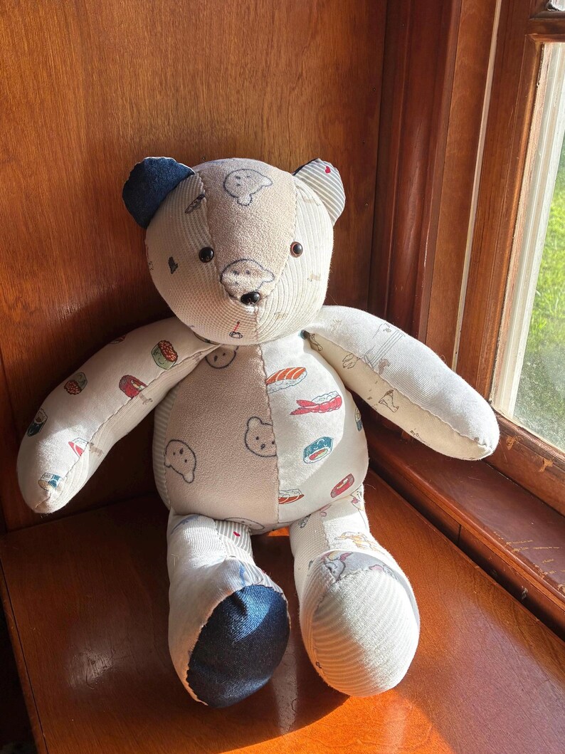 bear made using baby onesies(: