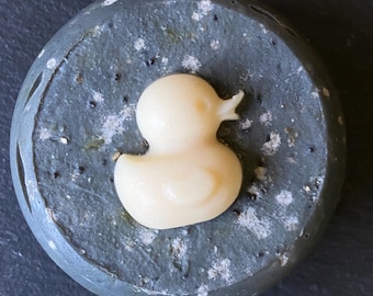 Cosmic Bloom Soap – Charcoal & Clay Bar with Tallow and Essential Oils