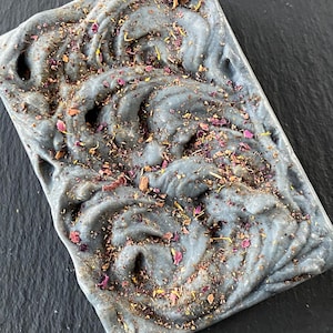 Cosmic Bloom | Earthy Soap Bar | Vegan Friendly - Handmade Soap with Vanilla, Sandalwood, Sweet Orange & Botanicals