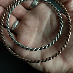 144Hz Tensor Rings - Copper & Silver Bangles - Energy Jewelry - Custom Sizes