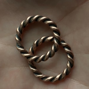 144Hz Tensor Rings - Copper & Silver Rings - Energy Jewelry - Custom Sizes