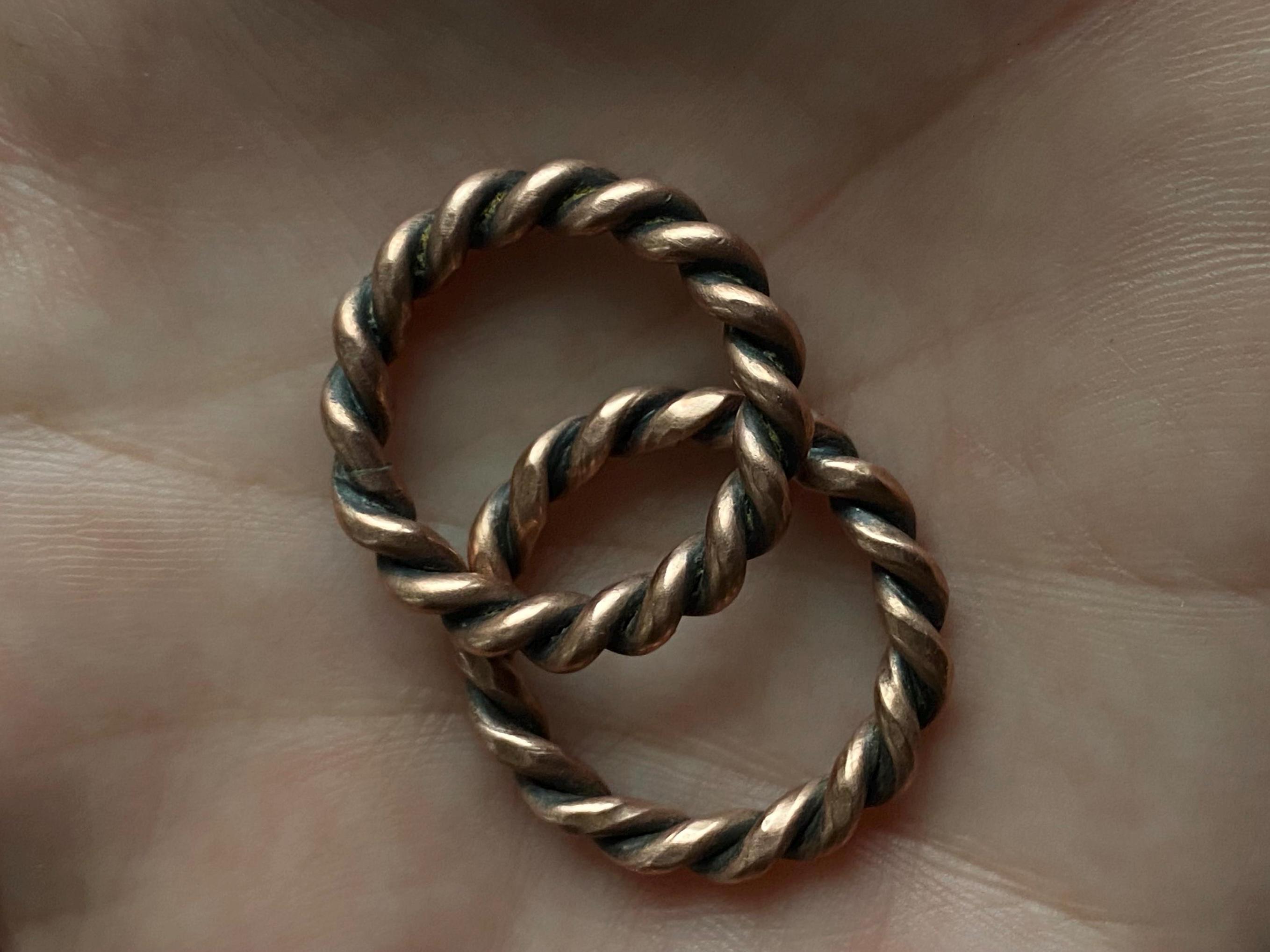 144hz Tensor Rings - Copper & Silver Rings - Energy Jewelry