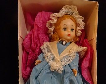 Madame Alexander 7-1/2 inch doll "United States" colonial doll in original box