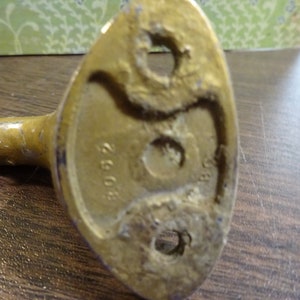 Large Industrial Drawer Pull / Cabinet Hardware / Chippy Paint / 5-inch ...